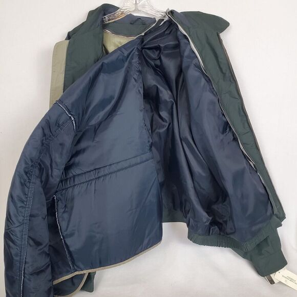 Vintage London Fog Griffith Mens Size XL Green Zip Up Removable Liner Jacket New - Picture 4 of 8